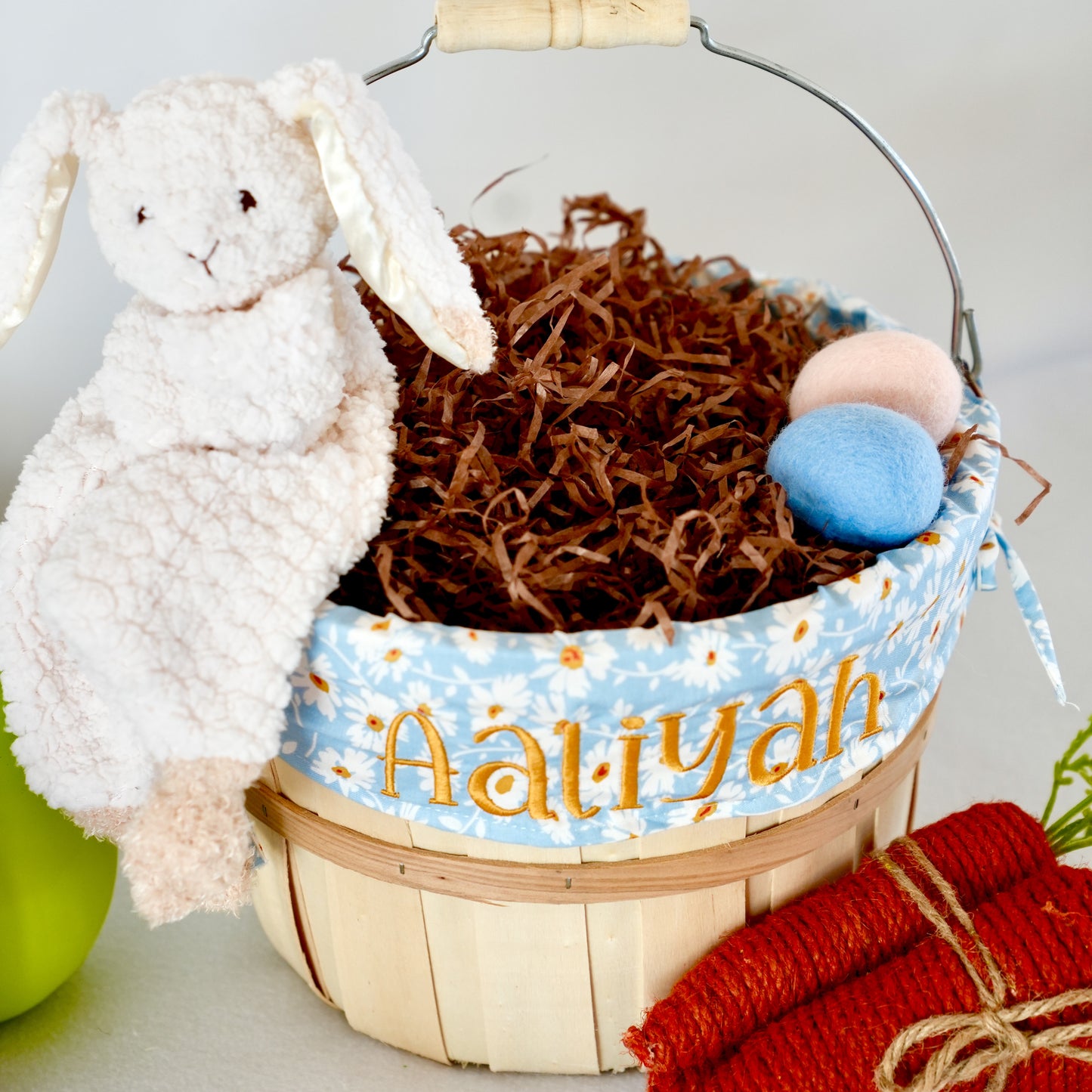 Personalized Easter Basket, Daisy Sky, PM