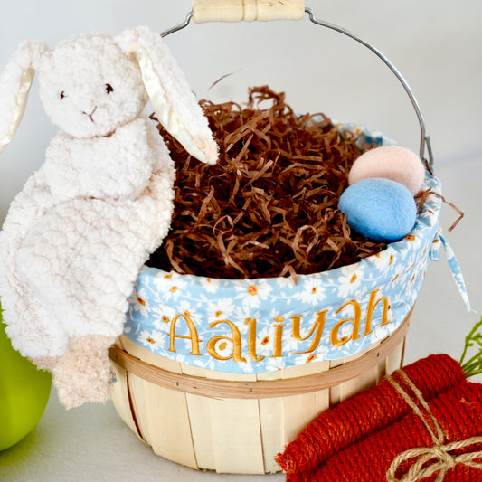 Personalized Easter Basket, Daisy Sky, PM
