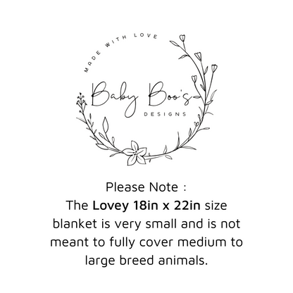 Brown Cow - Pony Dog Blanket - Personalized