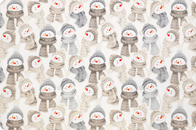 Snowman Baby Blanket - Winter Baby Blanket - Personalized