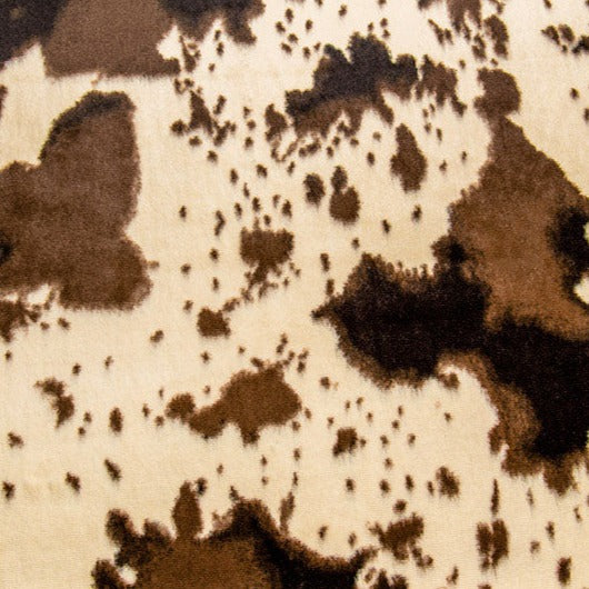 Western Brown Pony Neutral Minky Baby Blanket - Personalized