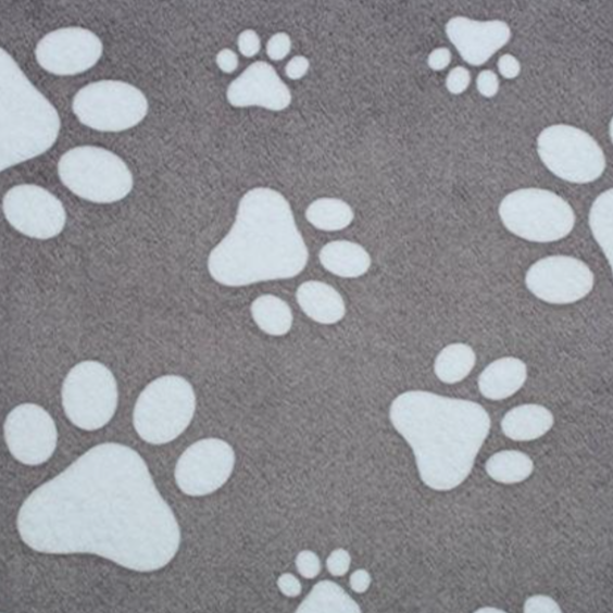 Paw Print Dog Blanket - Personalized Dog Blanket - Personalized