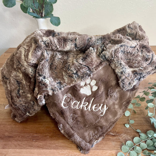 Wild Rabbit Walnut - Neutral Scent Blanket - Personalized Pet Blanket