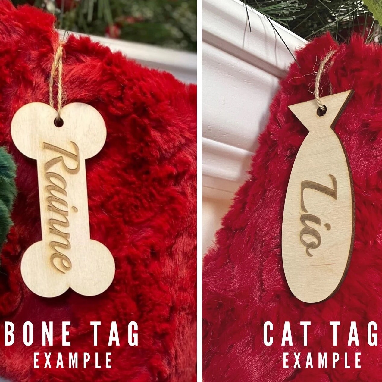 Brownie Cow Calf Christmas Stocking - Personalized