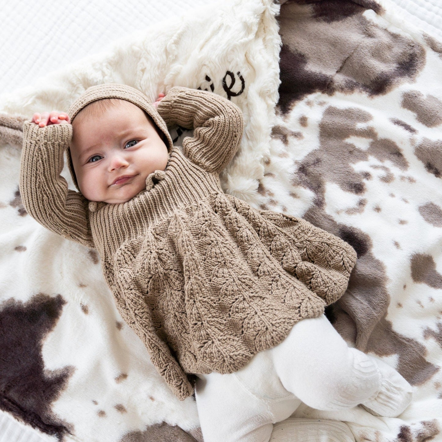 Brown Sugar Pony Minky Baby Blanket - Western Baby Blanket - Personalized