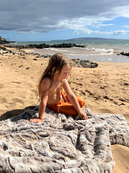 Personalized Adult Sand Shell Blanket