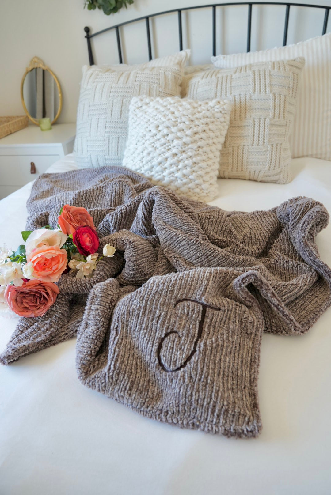 Personalized Latte Mocha Adult Blanket