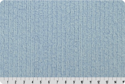 Personalized Baby Blue Weave Blanket