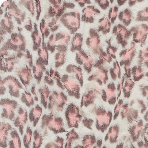 Leopard Blush Hide  Minky Baby Blanket - Personalized