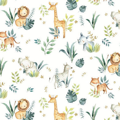 Embroidered Lion Safari Minky Baby Blanket - Personalized