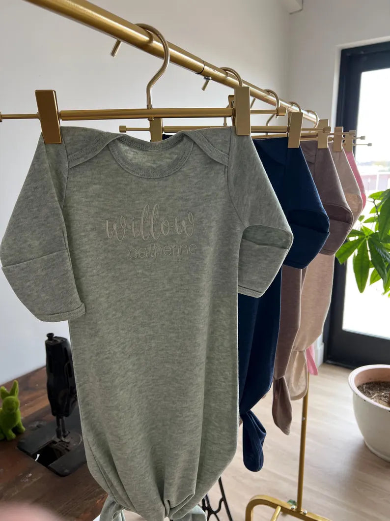 Newborn Knot Gown & Beanie