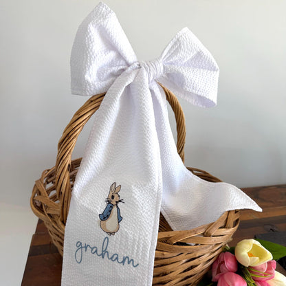 Boys Personalized Easter Basket Sash