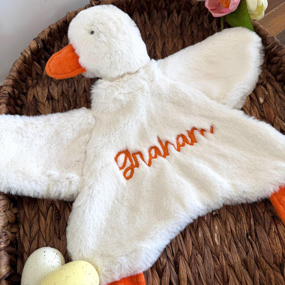 Baby Goose Lovey, Small Security Blanket