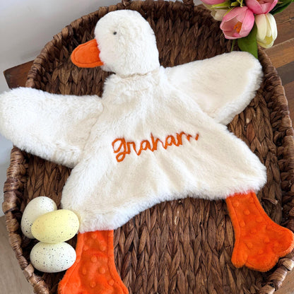 Baby Goose Lovey, Small Security Blanket