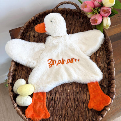 Baby Goose Lovey, Small Security Blanket