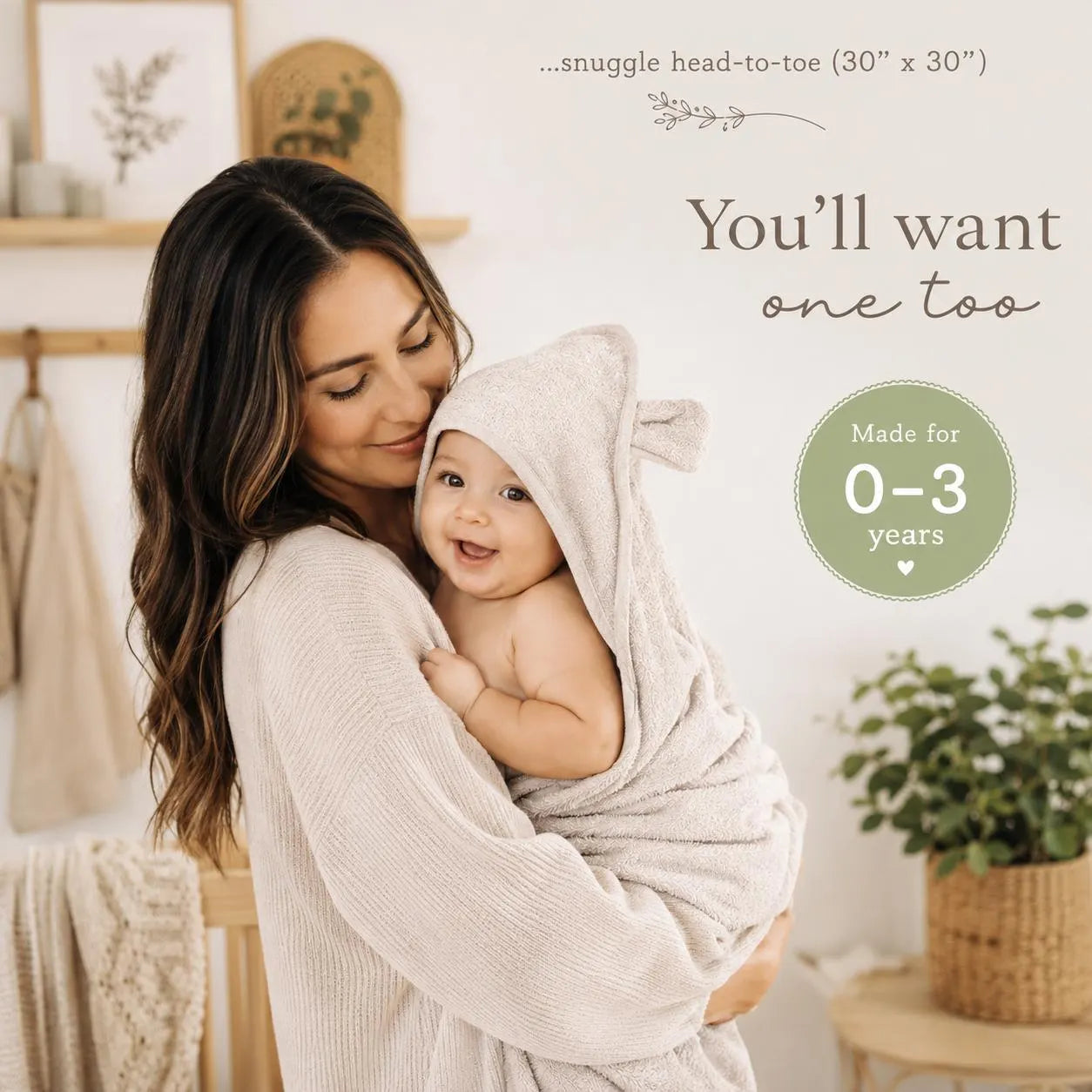 Personalized Hooded Baby Towel