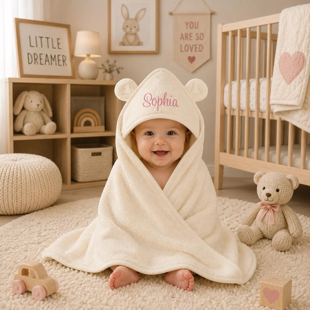 Personalized Hooded Baby Towel
