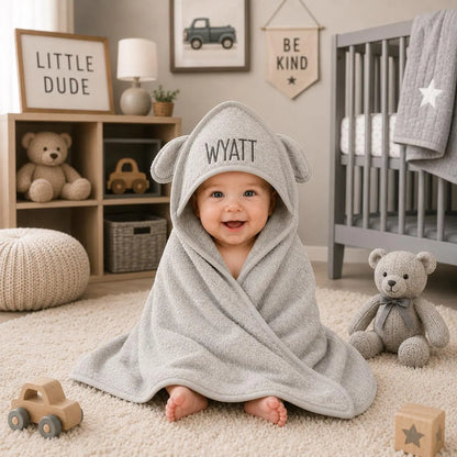 Personalized Hooded Baby Towel