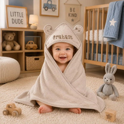 Personalized Hooded Baby Towel