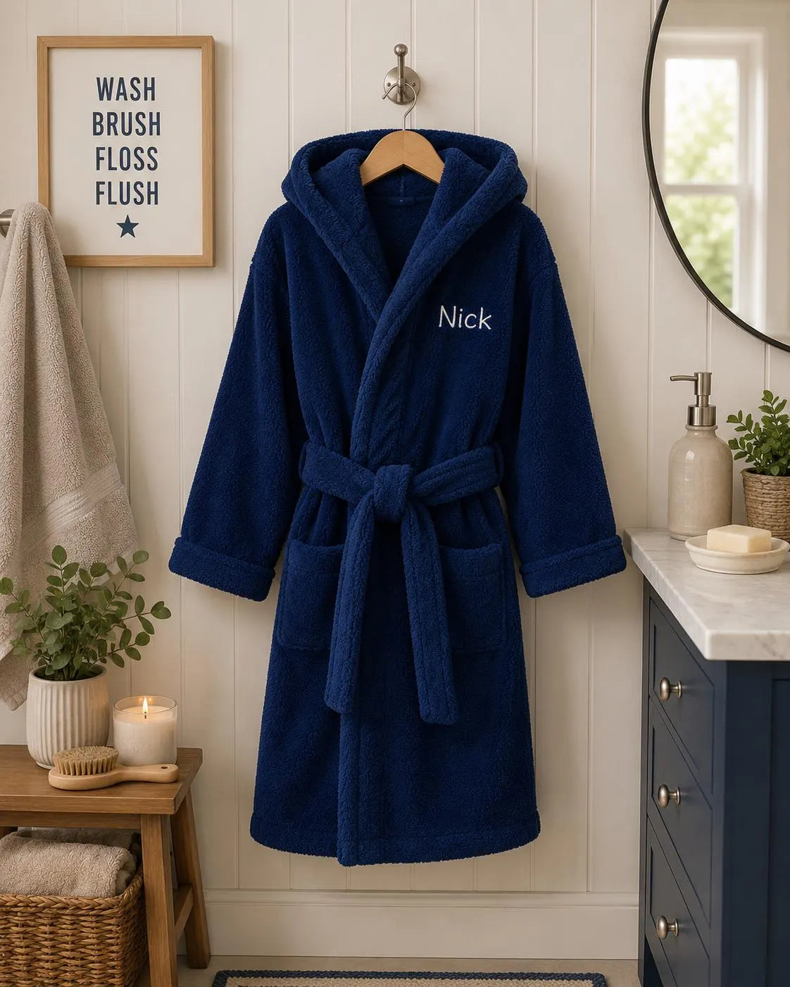 Personalized Kids Hooded Robe