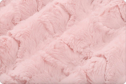 Ice Pink Glacier Adult Minky Throw Blanket