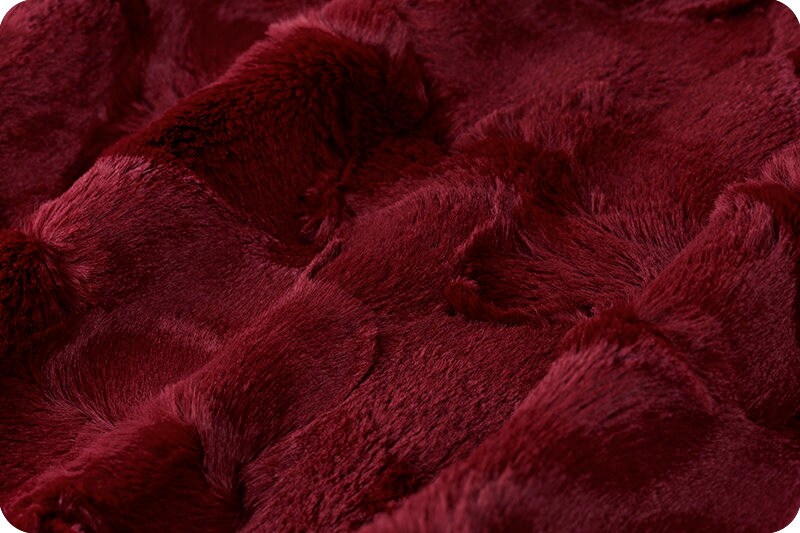 Merlot Hide Adult Minky Throw Blanket