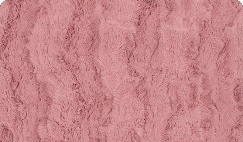 Woodrose Glacier Pink Adult Minky Throw Blanket