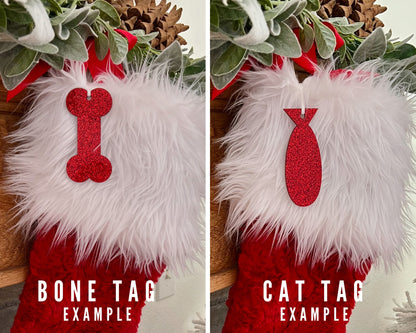 Wild Rose Lynx Christmas Stocking - Personalized