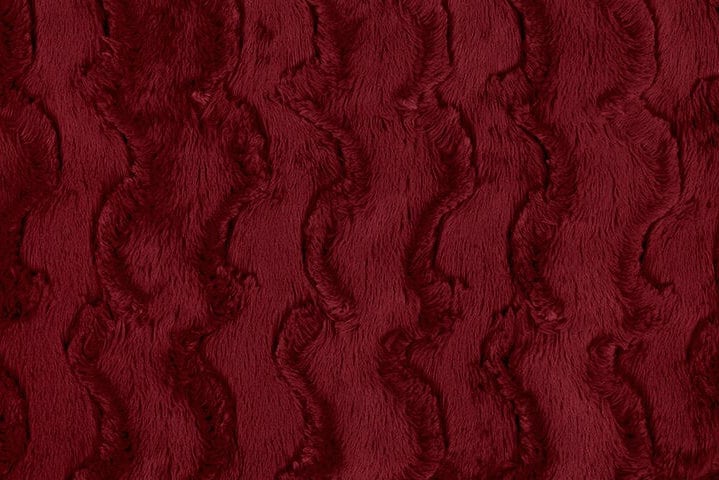 Merlot Glacier Burgundy Living Adult Minky Throw Blanket